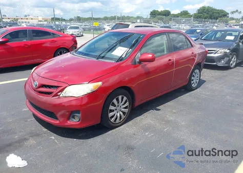 2012 Toyota Corolla Le z USA, uszkodzony, nr VIN JTDBU4EE2C9175181